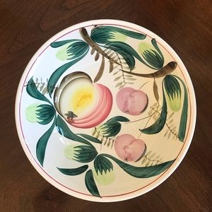 Vintage Ironstone hand painted salad/ pasta bowl